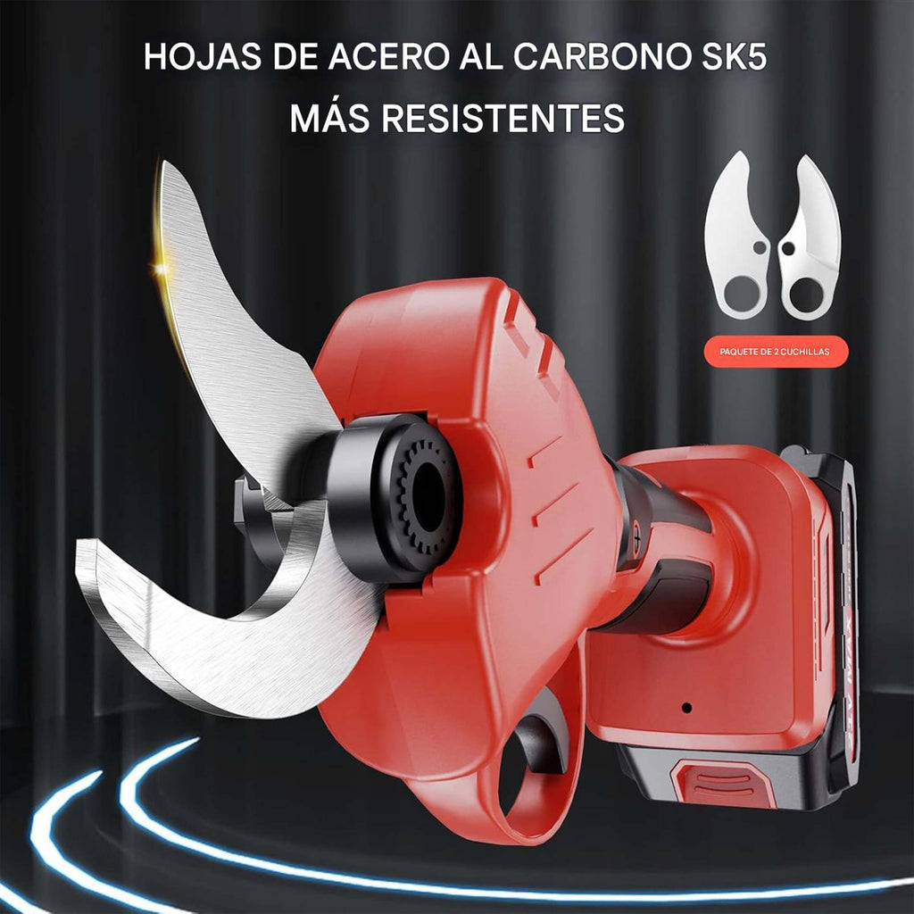 Tijeras de Podar Eléctricas – Podadora Inalámbrica de 35 mm de Diámetro de Corte