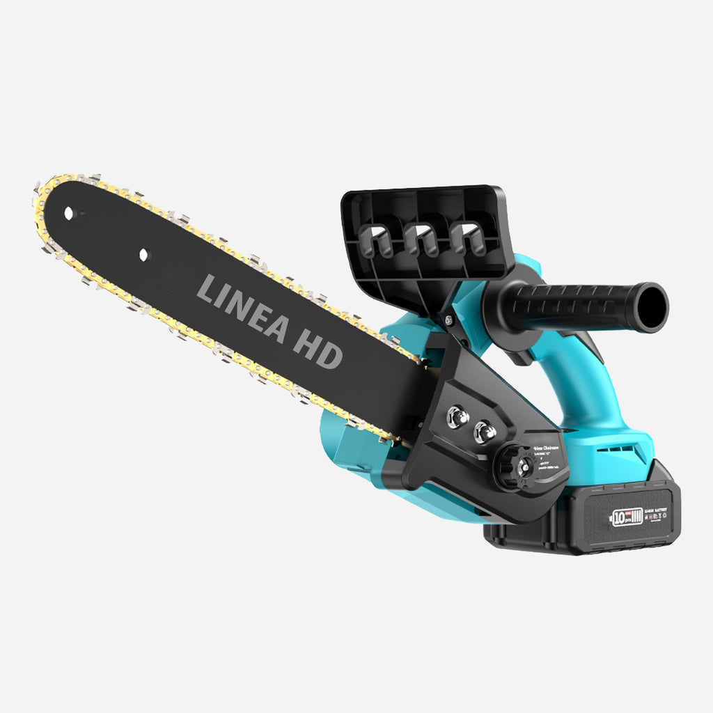 Motosierra Eléctrica 2X1 Inalámbrica 72V con 2 Baterías – Potencia Profesional de Corte