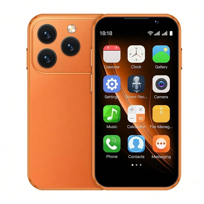 Iphone mini XS18 Pro Mini Smartphone 3” | Teléfono Android Compacto y Elegante