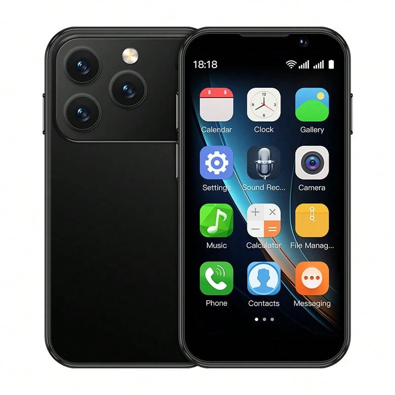 Iphone mini XS18 Pro Mini Smartphone 3” | Teléfono Android Compacto y Elegante