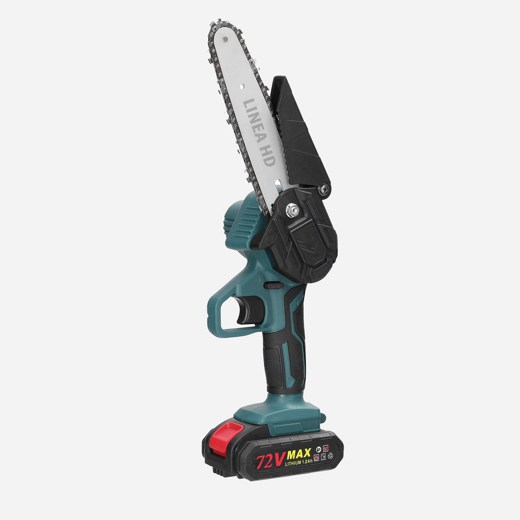 Motosierra Eléctrica 2X1 Inalámbrica 72V con 2 Baterías – Potencia Profesional de Corte