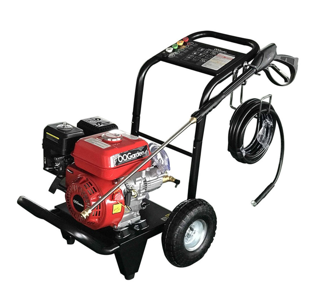 Hidrolimpiadora a gasolina 3600 PSI / 250 Bares - Motor 4 Tiempo, 5 Boquillas