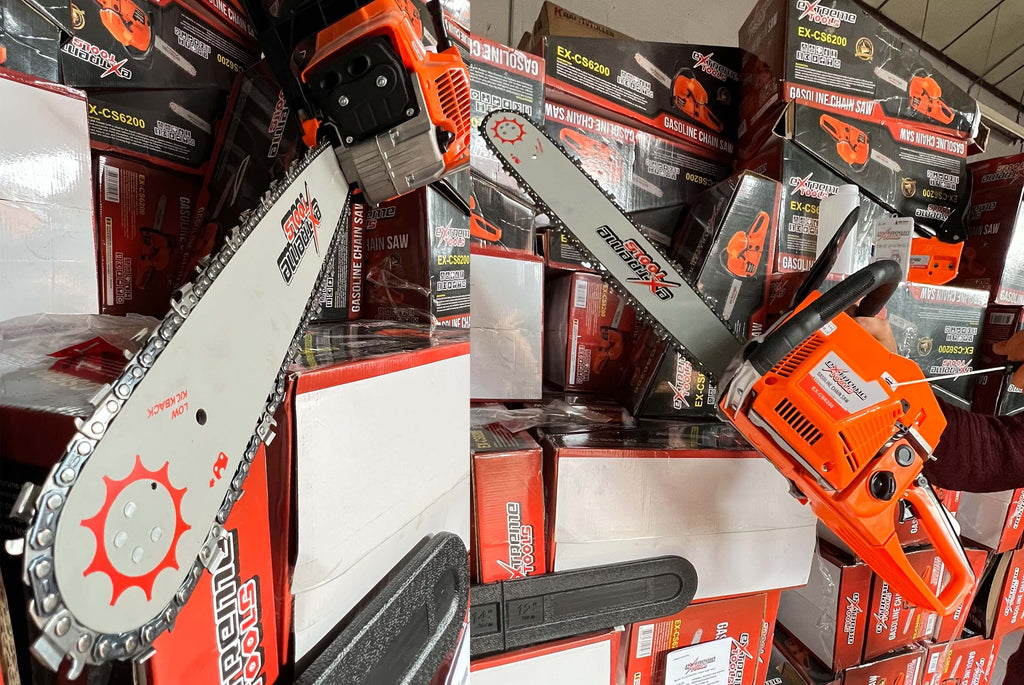 MOTOSIERRA A GASOLINA EXTREME TOOLS 62CC