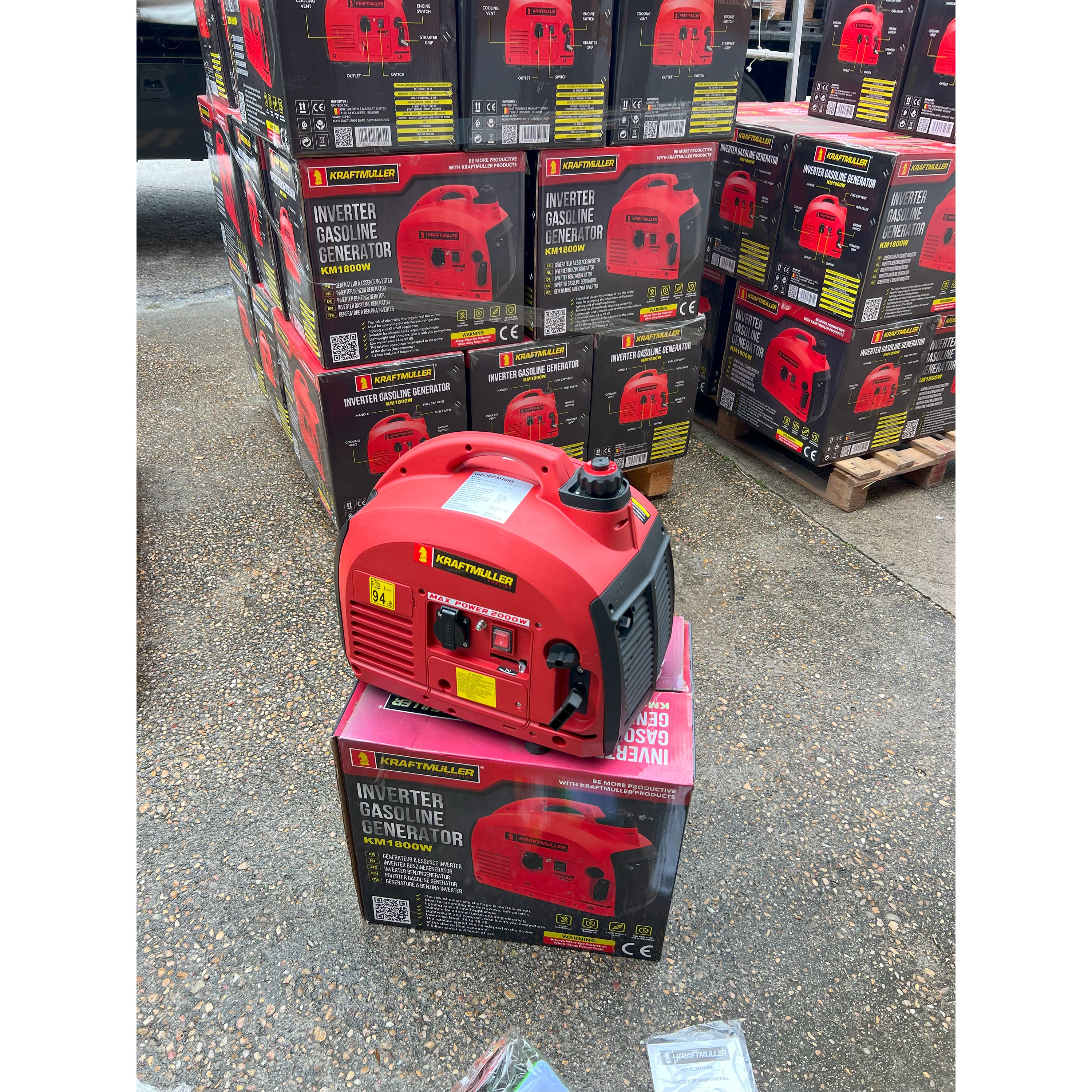 Generador de energía Inverter portátil de 2000w