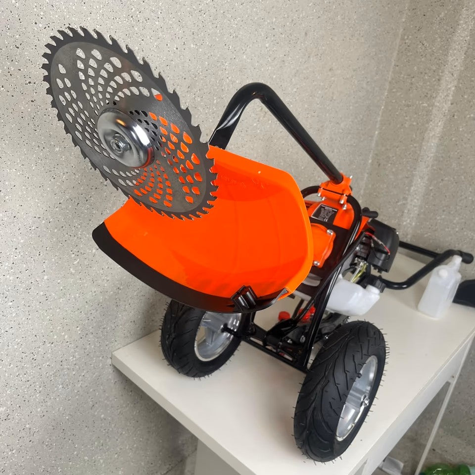 Desbrozadora gasolina de ruedas Extreme Tools de 52 cc: rendimiento y precisión