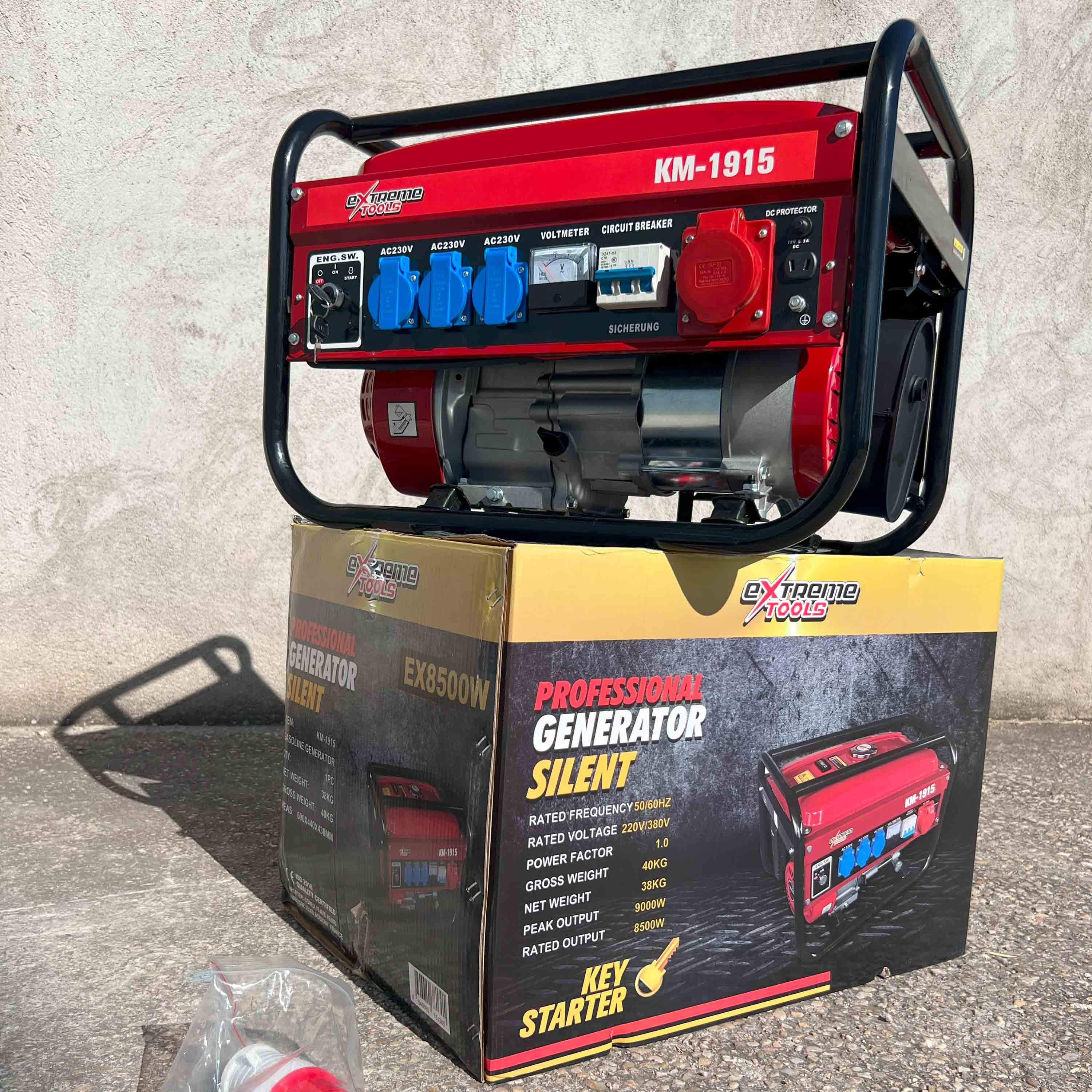 Generador gasolina Extreme Tools – 9000W
