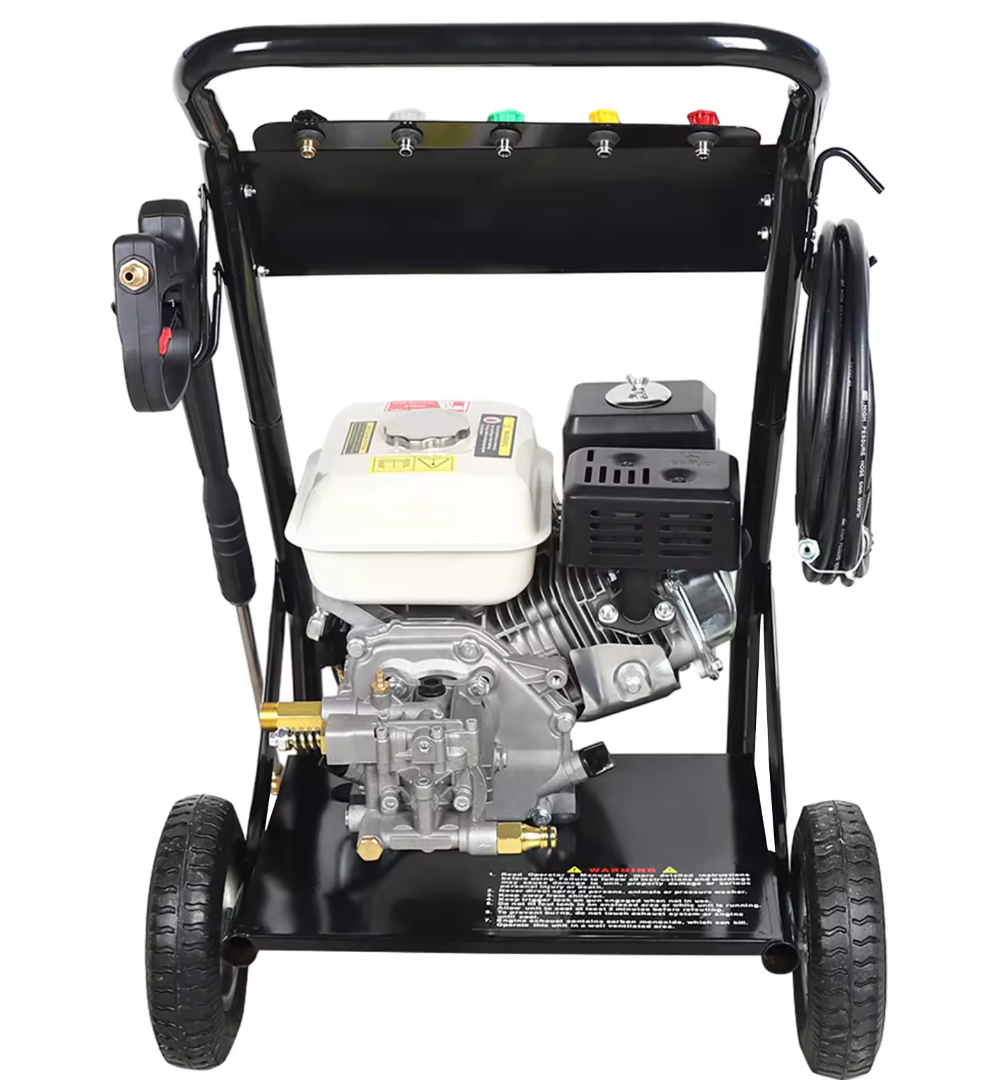 Hidrolimpiadora a gasolina 3600 PSI / 250 Bares - Motor 4 Tiempo, 5 Boquillas