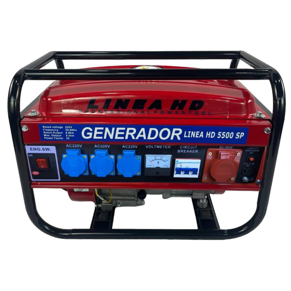 Generador de Gasolina LINEA HD 9000W / 9500W – Potencia Profesional para Todo Hogar o Negocio mas Lampara regalo