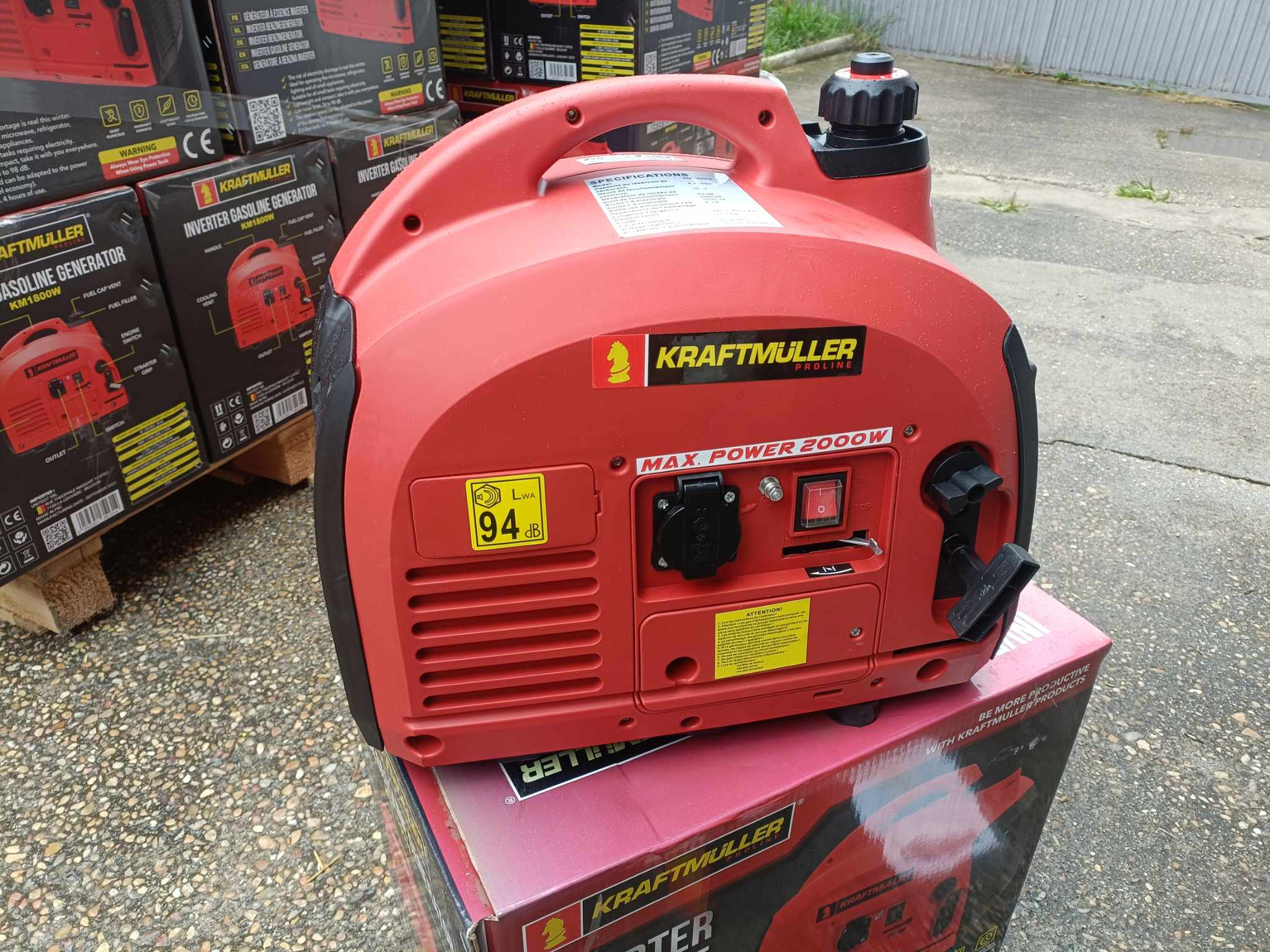 Generador de energía Inverter portátil de 2000w