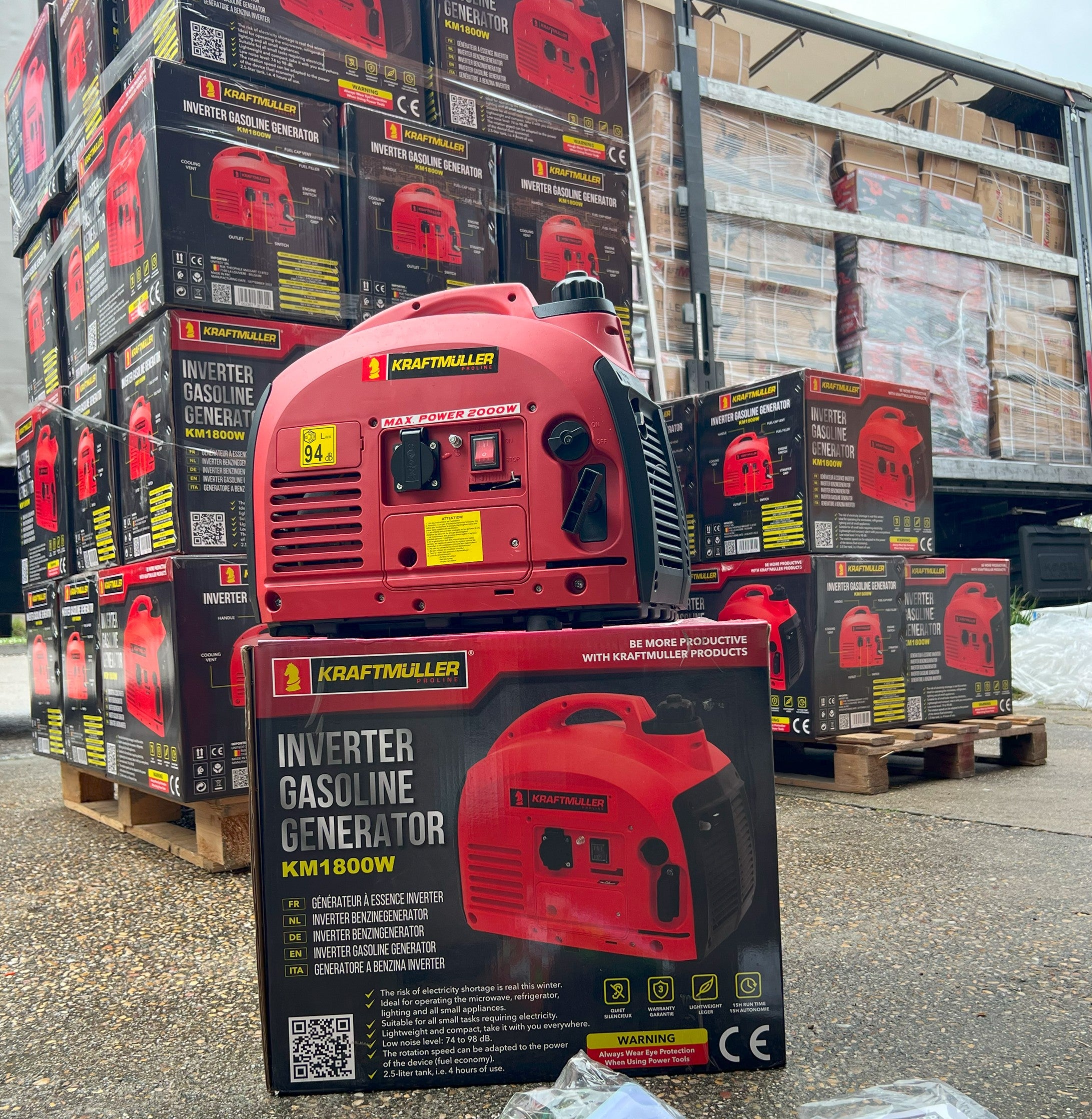 Generador de energía Inverter portátil de 2000w