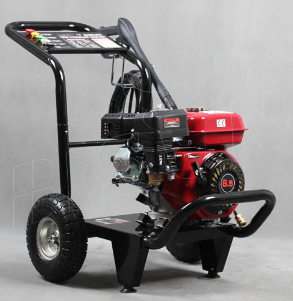 Hidrolimpiadora a gasolina 3600 PSI / 250 Bares - Motor 4 Tiempo, 5 Boquillas