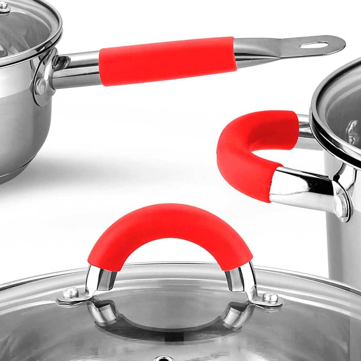 Batería de cocina 12 piezas en acero inoxidable + Dos Regalos