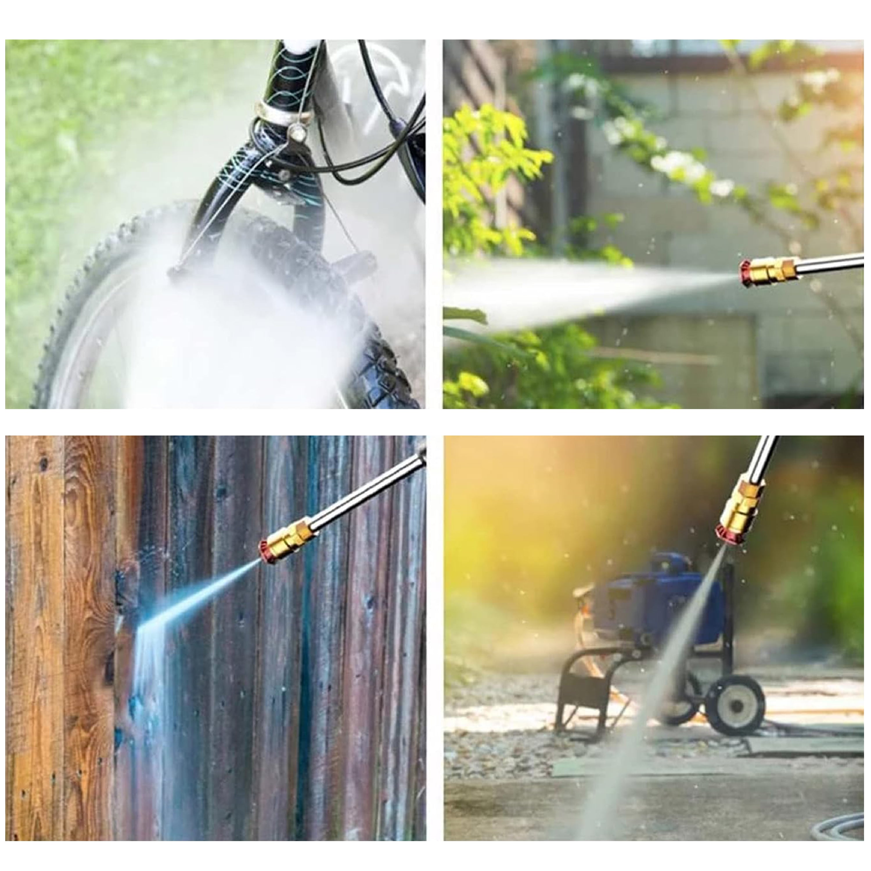 Pistola de Alta Presión 21V,también compatible con 48V y 98V- 430 PSI, batería 15,000 mAh, inalámbrica y recargable