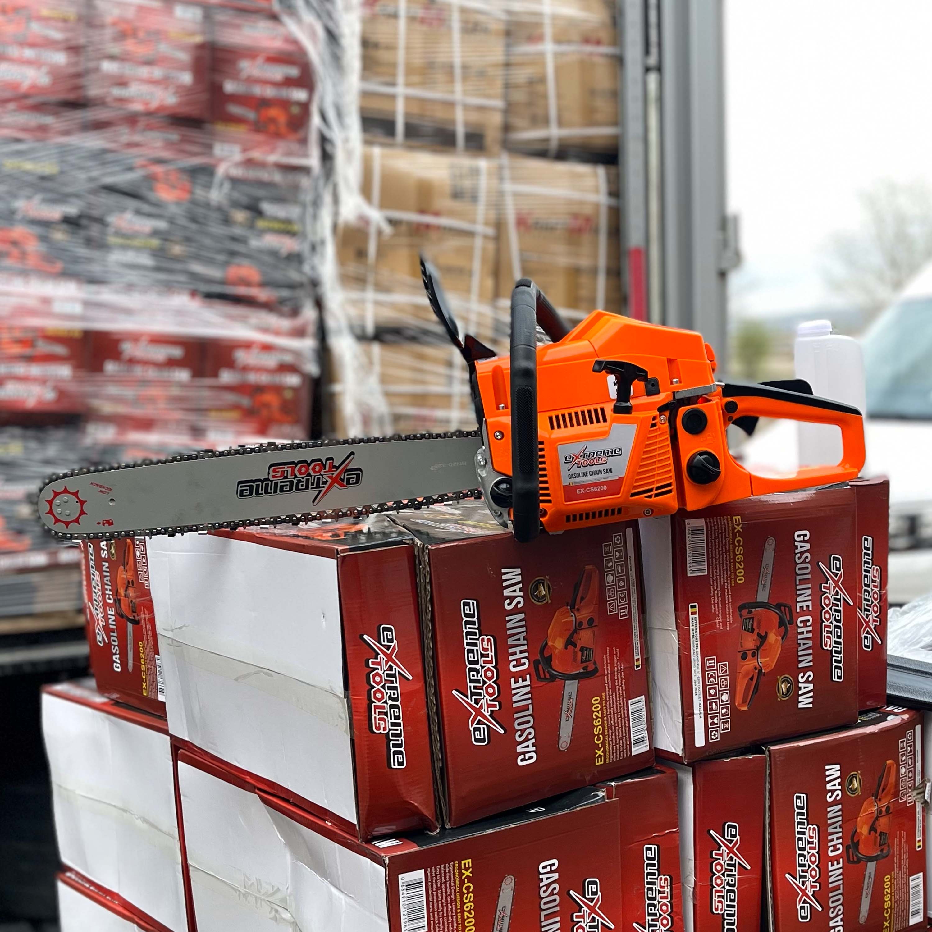 MOTOSIERRA A GASOLINA EXTREME TOOLS 62CC