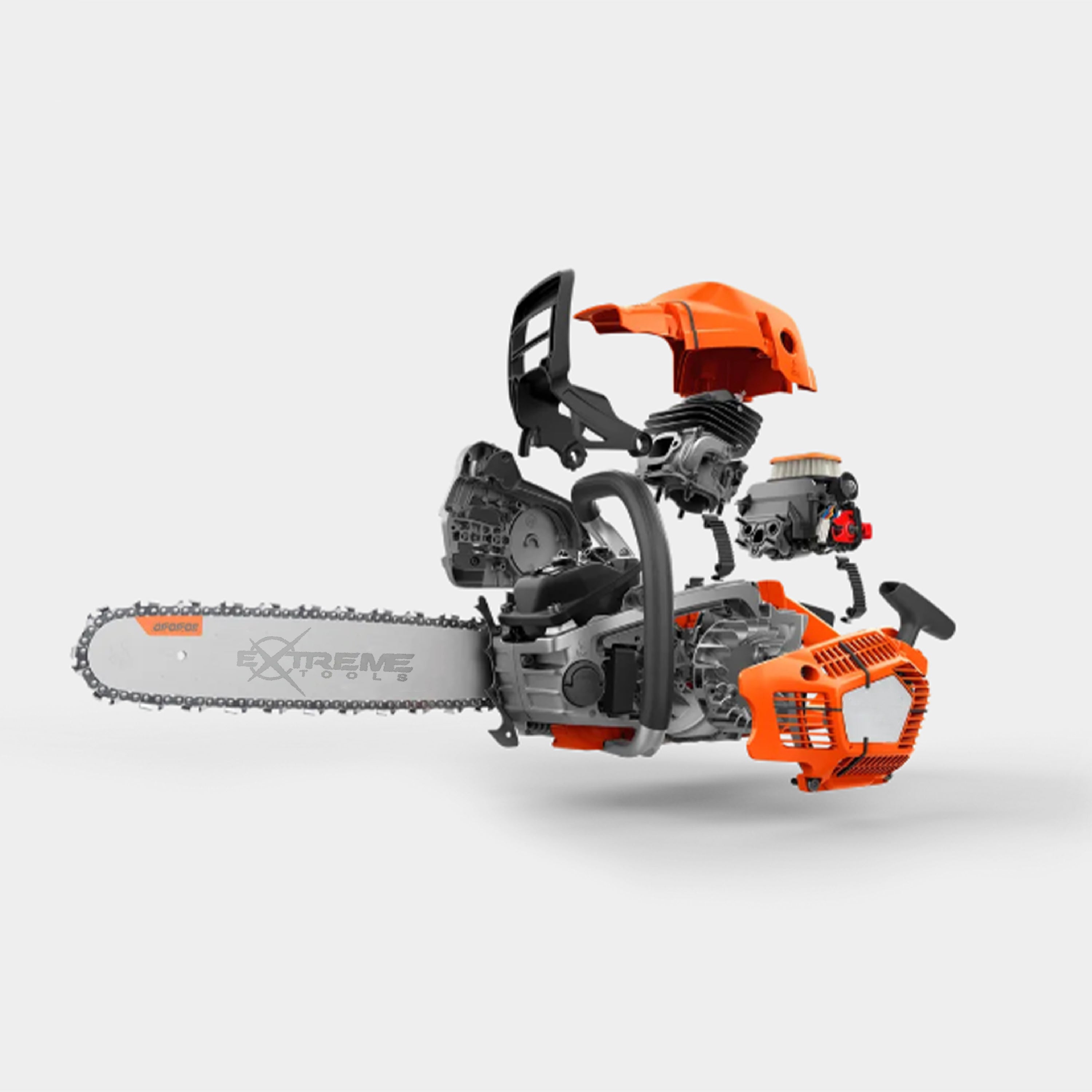 MOTOSIERRA A GASOLINA EXTREME TOOLS 62CC