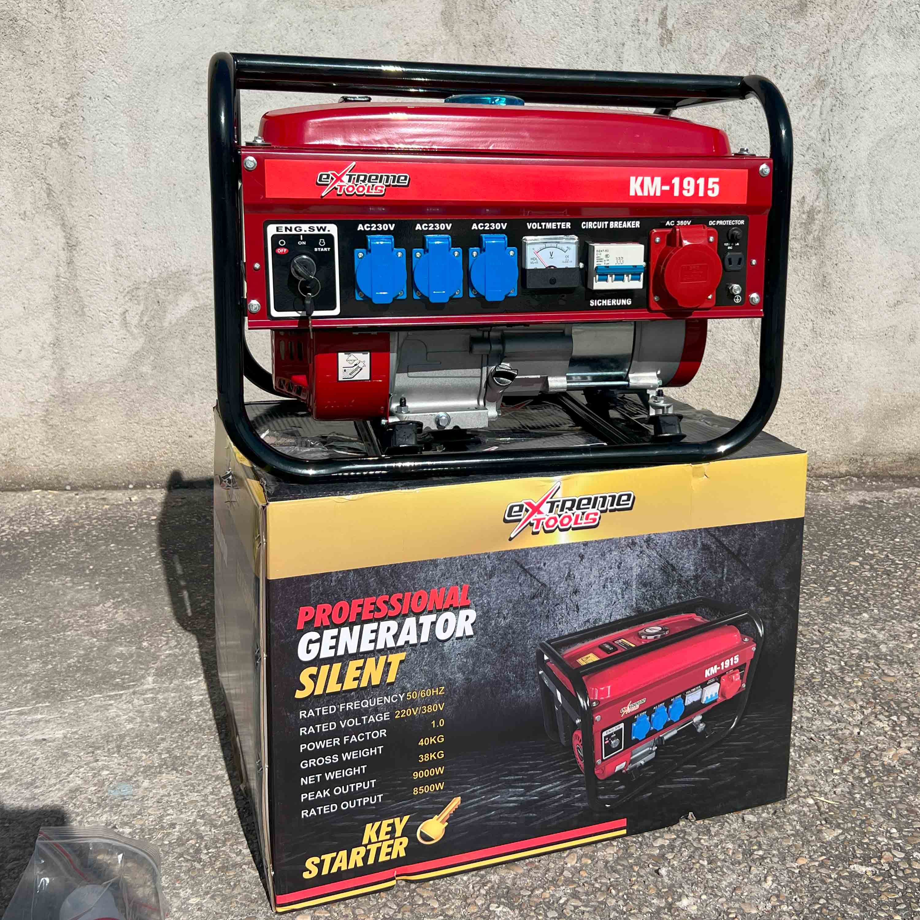 Extreme Tools Gasoline Gerator – 10500W