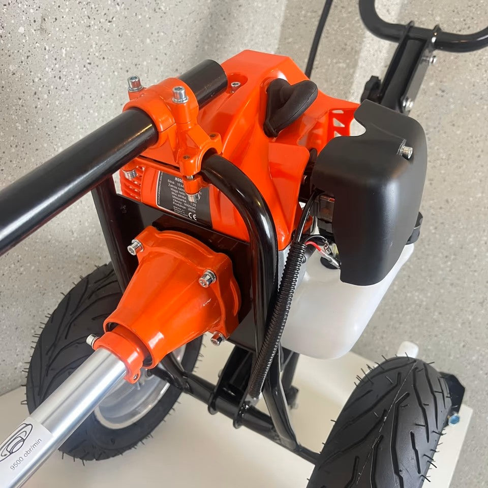 Desbrozadora gasolina de ruedas Extreme Tools de 52 cc: rendimiento y precisión