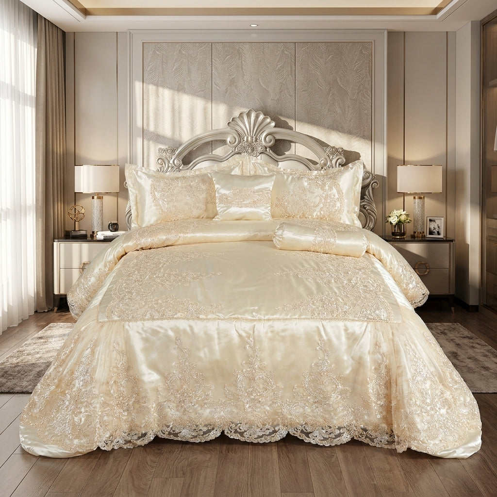 Set de Edredón Premium estambul liso para Dormitorio – Diseño Elegante y Exclusivo