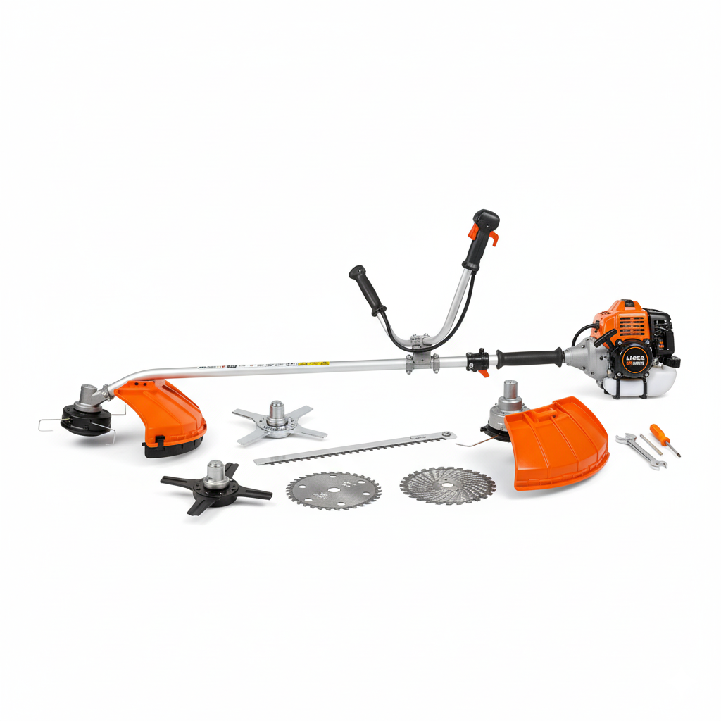 Desbrozadora de Gasolina 7 en 1 – Doble Sistema de Corte Profesional 333R