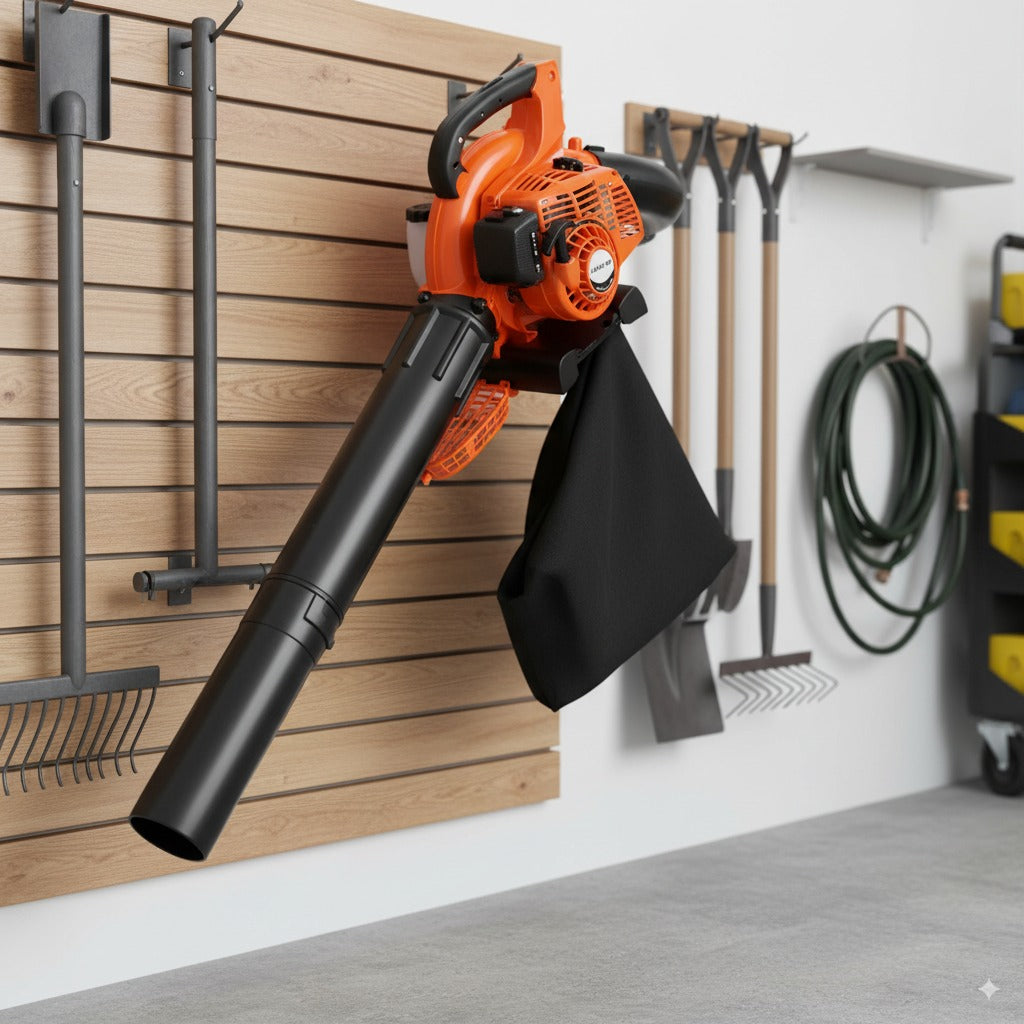 Soplador/Aspirador/Triturador de Hojas a Gasolina 3 en 1 – Modelo Profesional 26cc