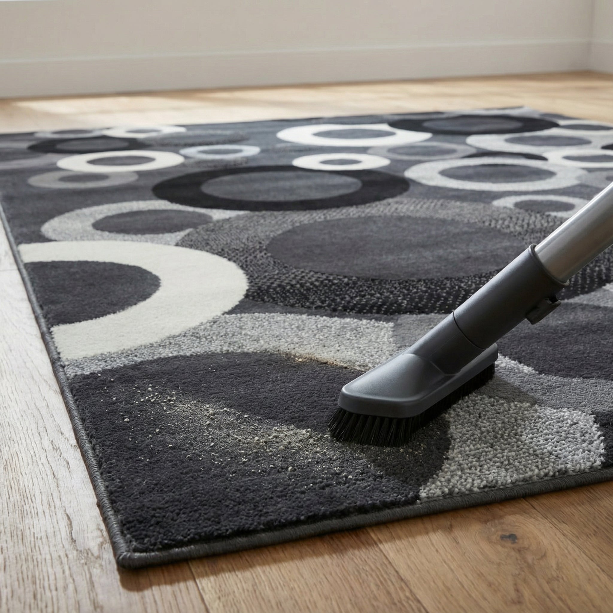 Alfombra Moderna de Lujo con Diseño de Círculos tamaño 2,50 M DE LARGO X 1,80 M DE ANCHO – Disponible en 4 Colores