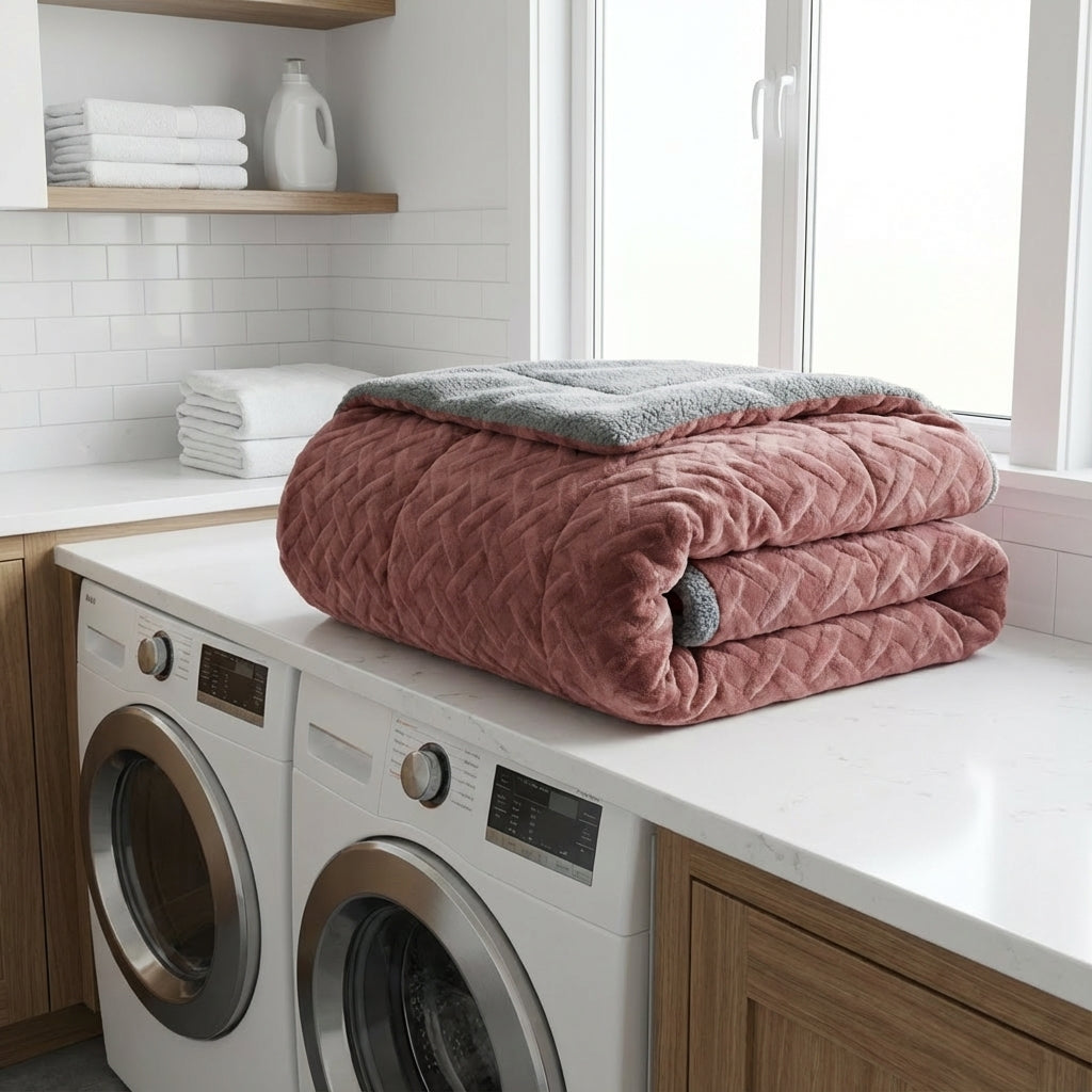 Premium Velvet + Sherpa Duvet – Warmth and Luxury for the Whole Winter