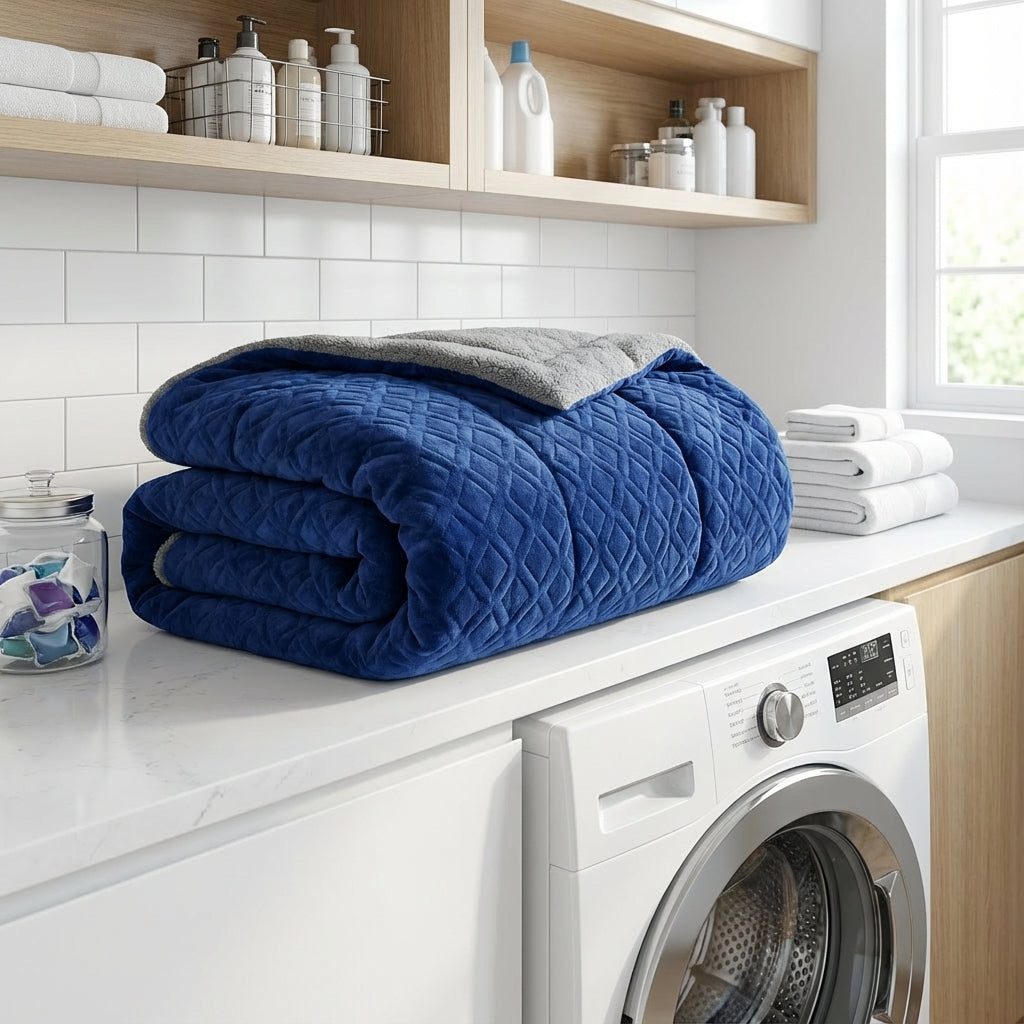 Premium Velvet + Sherpa Duvet – Warmth and Luxury for the Whole Winter