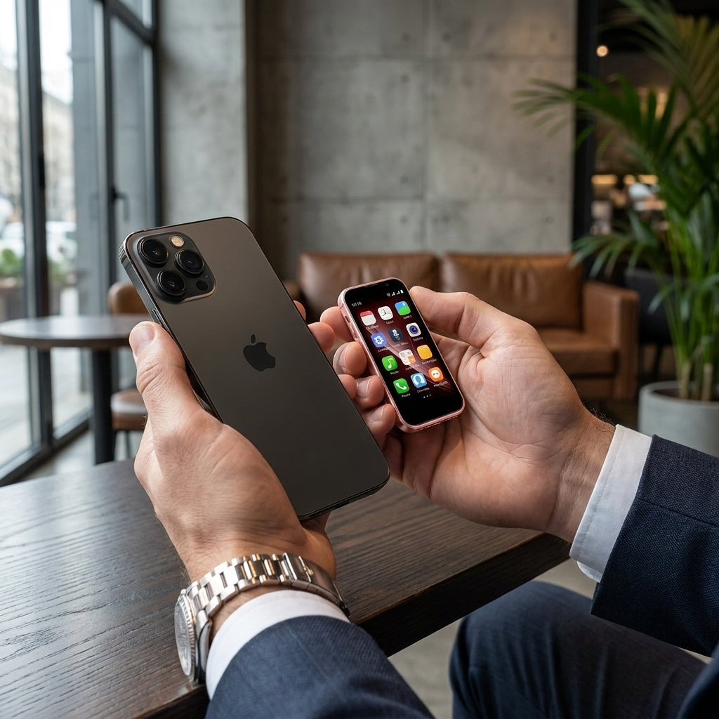 Iphone mini XS18 Pro Mini Smartphone 3” | Teléfono Android Compacto y Elegante