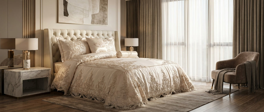 Set de Edredón Premium estambul liso para Dormitorio – Diseño Elegante y Exclusivo