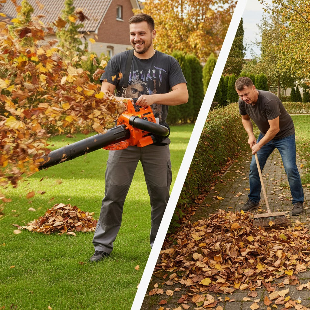 Soplador/Aspirador/Triturador de Hojas a Gasolina 3 en 1 – Modelo Profesional 26cc