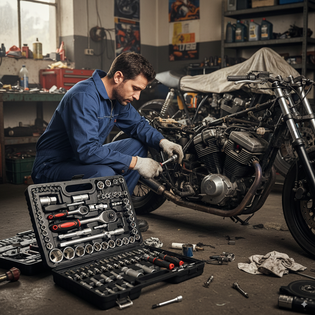 Juego de herramientas de 108 piezass KRAFT M.A.N