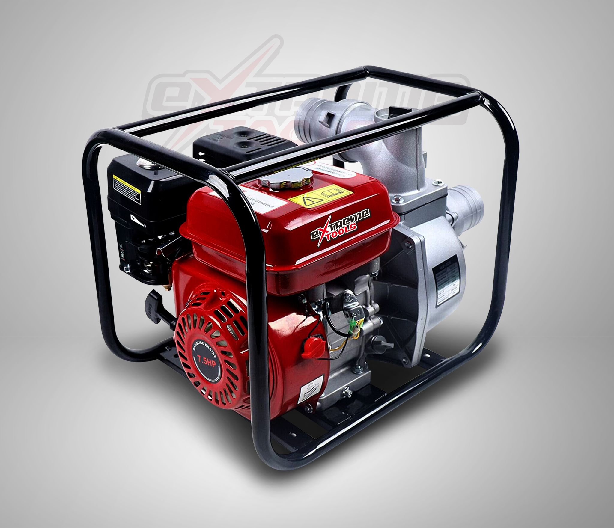 Bomba de agua a gasolina EXTREME TOOLSde 3 pulgadas (70mm) 6.5HP 4.8KW de Potencia motor de 4 tiempos