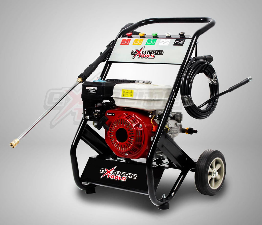 3600 PSI / 250 Bar Petrol Pressure Washer - 4-Stroke Engine, 5 Nozzles