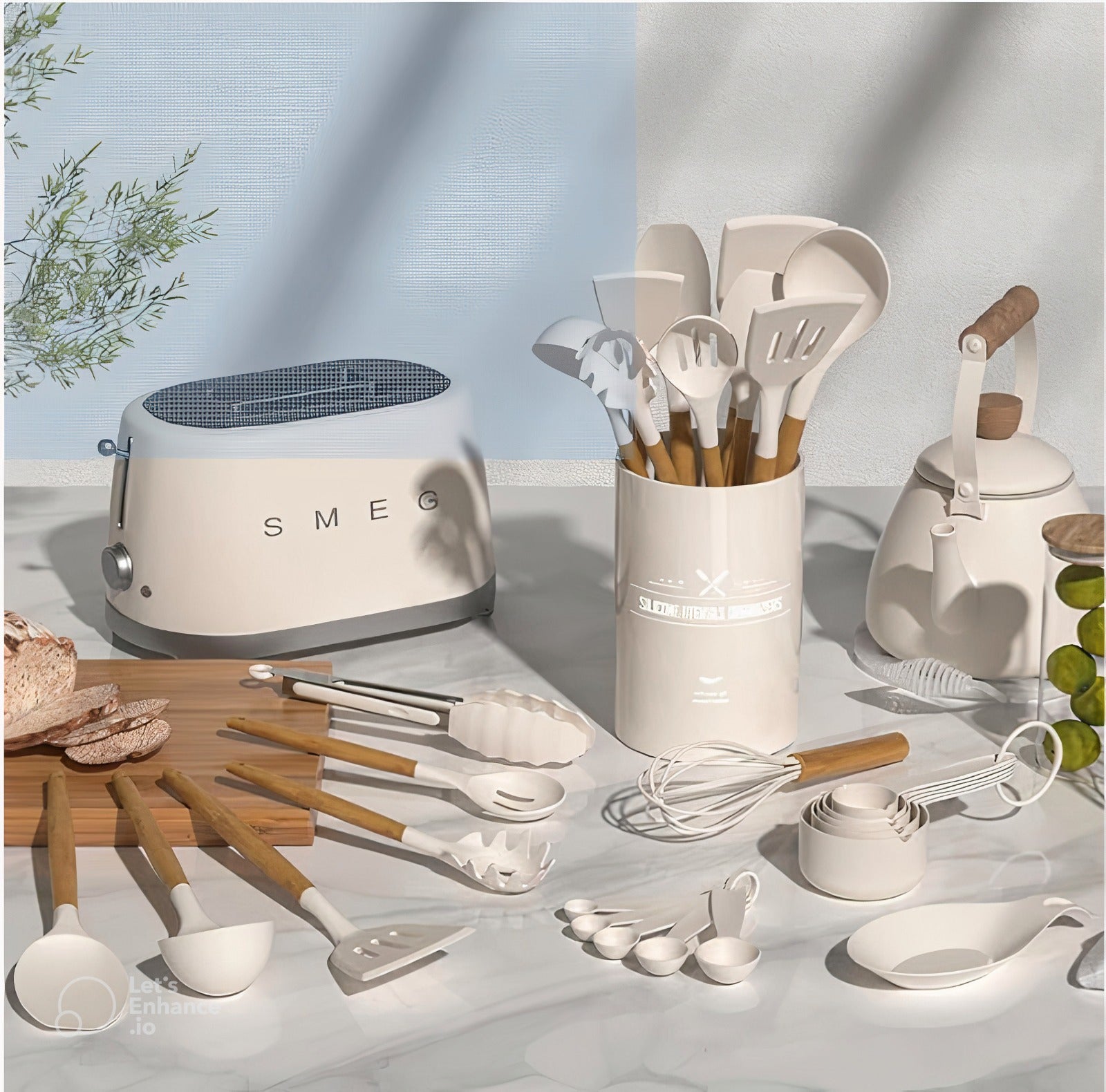 Set de Utensilios de Cocina de Silicona – 21 Piezas