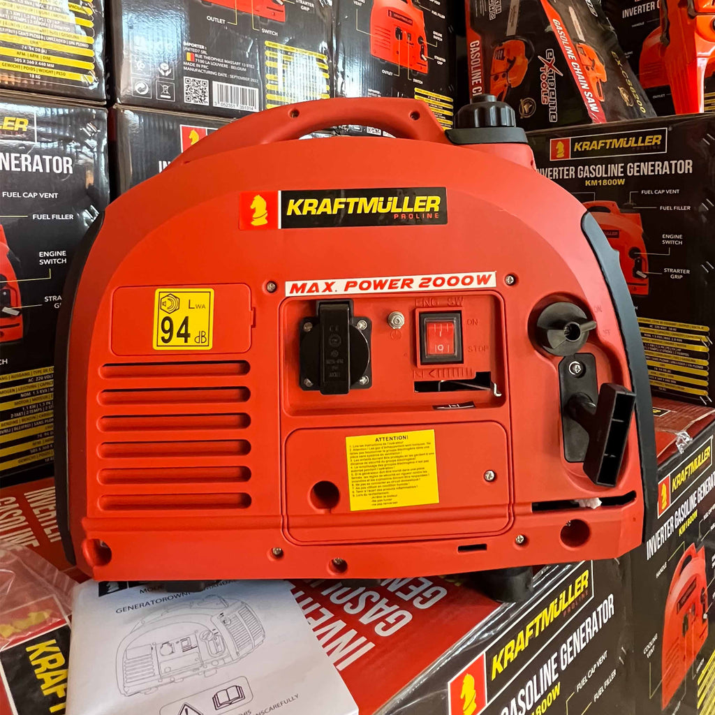 Generador de energía Inverter portátil de 2000w