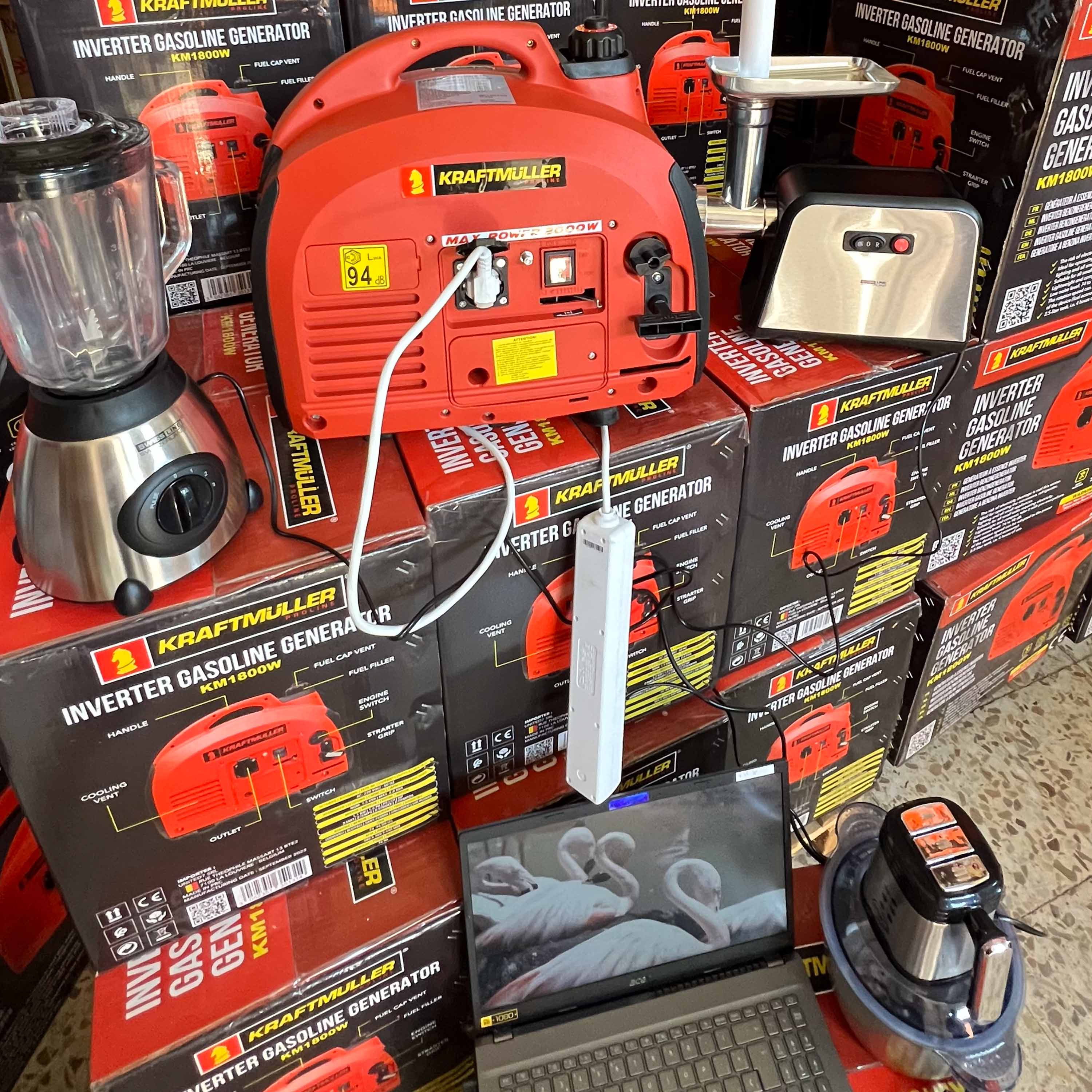 Generador de energía Inverter portátil de 2000w