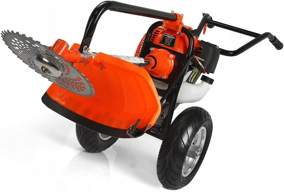 Desbrozadora gasolina de ruedas Extreme Tools de 52 cc: rendimiento y precisión