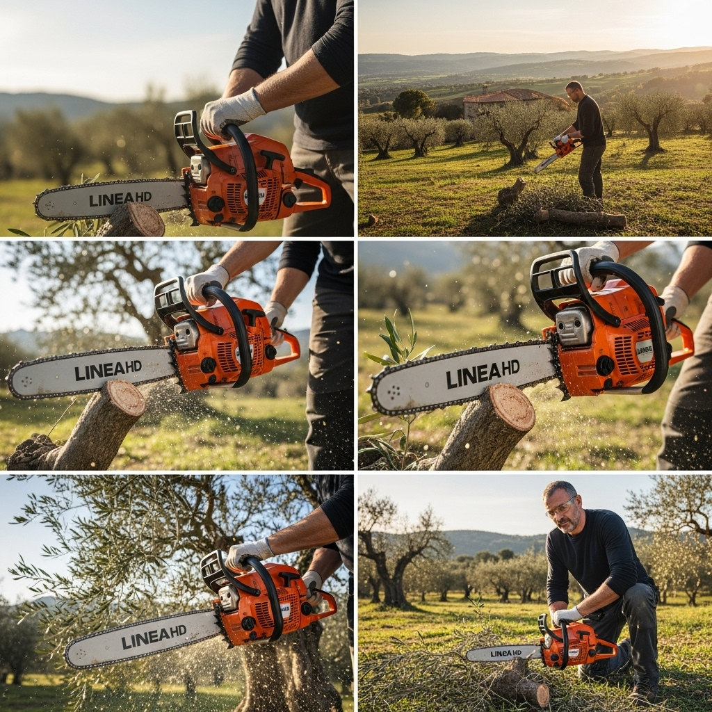 MOTOSIERRA A GASOLINA LINEA HD 62CC MODELO 2025 MAS VENDIDO