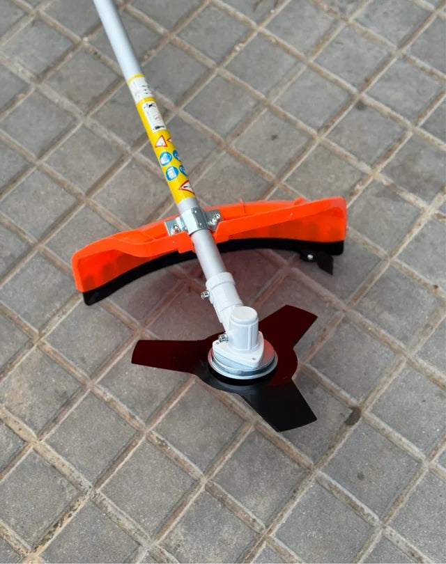 7-in-1 Petrol Brushcutter – Professional Double Cutting System 333R