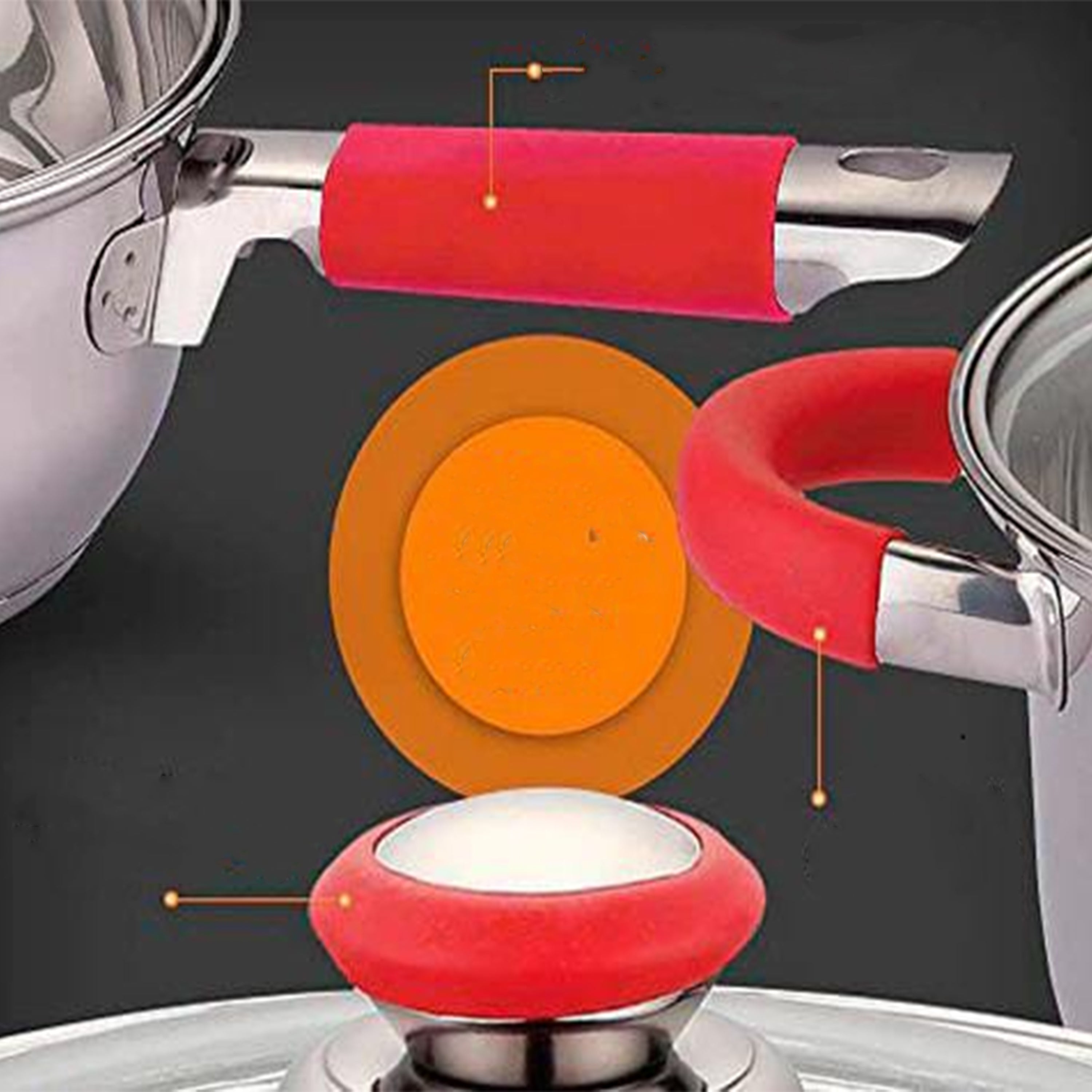 Batería de cocina 12 piezas en acero inoxidable + Dos Regalos