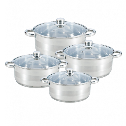 12-piece stainless steel cookware set + Two Gifts